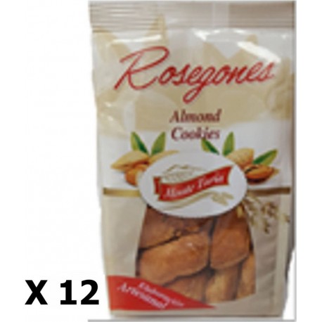 NC Lot 12x Rosegones Aux Amandes Monte Turia Paquet 140g les 12 unités de 0.14Kg