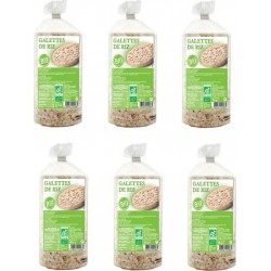 NC Lot 6x Galettes De Riz Complet Bio Agidra Paquet 100g les 6 unités de 0.1Kg