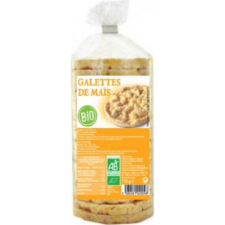 NC Galettes De Maïs Bio Agidra Paquet 110g l'unité de 0.1Kg