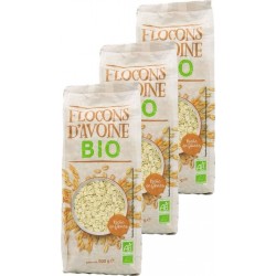 NC Flocons D'avoine Bio les 3 unités de 0.5Kg