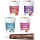 NC 4 Colorants Alimentaires Arômes Fruits Rouges + 1 Stylo Chocolat