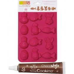 NC Moule Chocolats De Pâques + 1 Stylo Chocolat