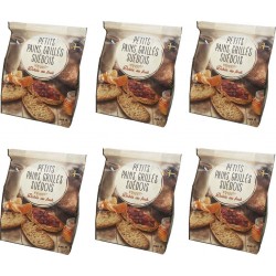 NC Lot 6x Petits Pains Grillés Suédois Paquet 225g les 6 unités de 0.23Kg