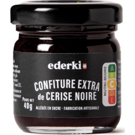 NC Confiture Artisanale De Cerises Noires 40g