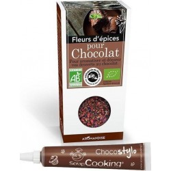 NC Fleurs D'épices Pour Chocolat + Stylo Chocolat