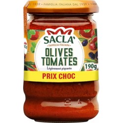 SACLA Olives et Tomates 190g (lot de 2)