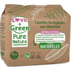 Love And Green Couches Hypoallergéniques Non Blanchies Pure Nature T4+ X 35