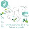 NC Couches Bébé Écologiques Taille 4 (7-18Kg) Carton De 180 Couche