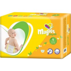 NC Couches Bébé T4 (9-14Kg) Carton De 288pcs Magics