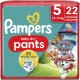 PAMPERS Couches Culottes Baby Dry Pants 12 17Kg Taille 5 pack de 22 couches