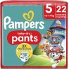 PAMPERS Couches Culottes Baby Dry Pants 12 17Kg Taille 5 pack de 22 couches