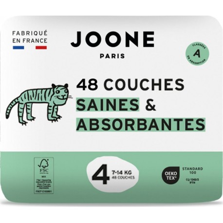 JOONE PARIS Couches Culottes Bébés 7 14Kg Taille 4 pack de 48 couches bébé