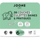 JOONE PARIS Couches-Culottes Bébé 16 30KgTaille 6 pack de 26 couches culottes