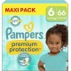 PAMPERS Couches Bébé Premium Protection 13 18Kg Taille 6 pack de 66 couches