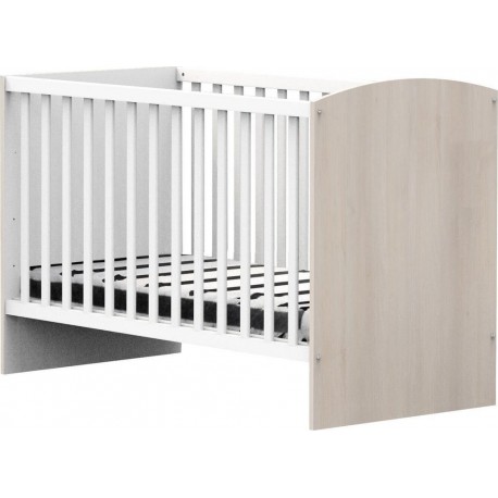 TEX BABY Lit blanc bois 60x120cm le lit