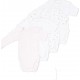 Body bébé rose/blanc 100% coton 6 mois lot de 4 bodies