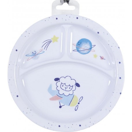 TEX BABY Assiette bébé bleu