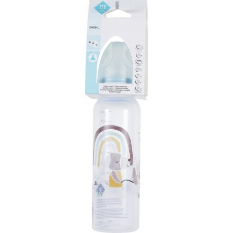 TEX BABY Biberon bébé blanc 340ml