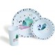 TEX BABY Set de couverts repas bleu clair le set de repas