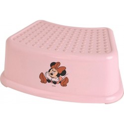 DISNEY Marche-pied bébé rose Minnie