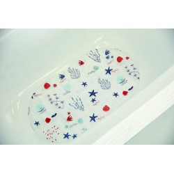 TEX BABY Tapis de bain de bain rouge le tapis de bain