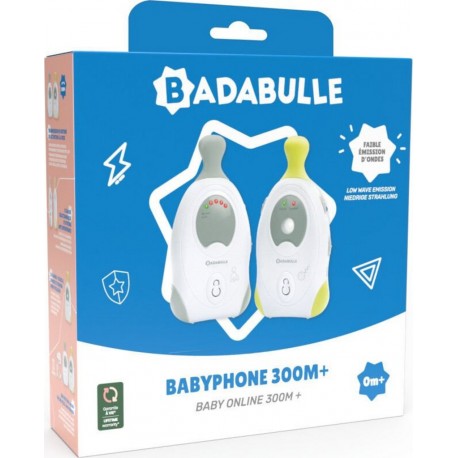 BADABULLE BADABULLE Baby phone avec adaptateur 300m+ le babyphone