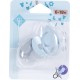 TEX BABY Sucette bébé bleu/gris 6-18 mois lot de 2 sucettes