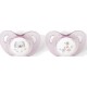 TEX BABY Sucette bébé rose lot de 2 sucettes