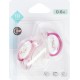 TEX BABY Sucettes rose clair lot de 2 sucettes