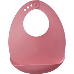 TEX BABY Bavoir plastique framboise le bavoir