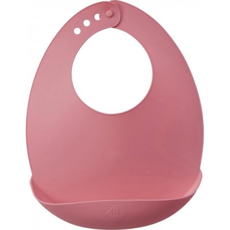 TEX BABY Bavoir plastique framboise le bavoir