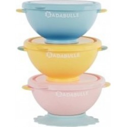 BADABULLE Bol Multicolor lot de 3