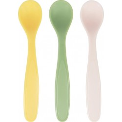 BADABULLE Cuillère Souple Multicolor lot de 3