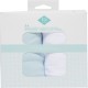 TEX BABY Drap housse bleu/blanc 1 coton 70x140cm lot de 2 draps housse