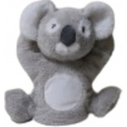 TEX BABY Peluche Gris la grande et la petite peluche