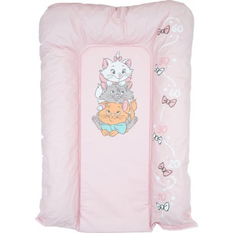 DISNEY Matelas à langer flocons rose 50x70cm Les Aristochats