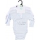 TEX BABY Body bébé bleu clair 1 coton 3 mois lot de 3 bodies