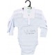 TEX BABY Body bébé bleu manches longues 6 mois lot de 3 bodies