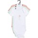 TEX BABY Body bébé blanc/rose/vert 1 coton 36 mois lot de 3 bodies