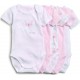 TEX Body bébé fille rose/blanc 100% coton 36 mois lot de 5 bodies