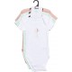 TEX BABY Body bébé blanc/rose/vert 1 coton 18 mois lot de 3 bodies