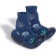 TEX BABY Chaussette Intérieur Extérieur Bleu la paire de chaussette