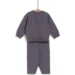 TEX BABY Ensemble Gris 100% Coton bio l'ensemble