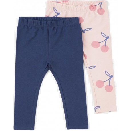 TEX Legging bébé bleu 23 mois lot de 2