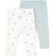 TEX Legging bébé multicolore 6 mois lot de 2