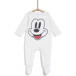 DISNEY Pyjama Mickey Gris 100% Coton le pyjama