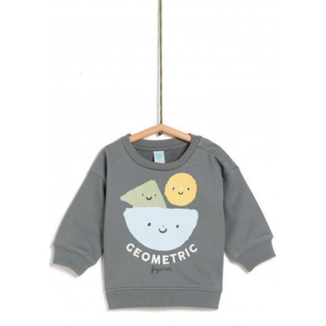 TEX BABY Sweatshirt Vert 100% Coton bio le sweat