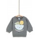 TEX BABY Sweatshirt Vert 100% Coton bio le sweat