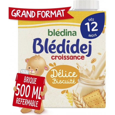 BLEDINA Délice biscuité croissance dès 12 mois 500ml