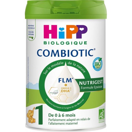 NUTRIGEST HIPP Lait bébé en poudre epaissi dès0-6 mois 1er âge NUTRIGEST Combiotic HIPP 800g